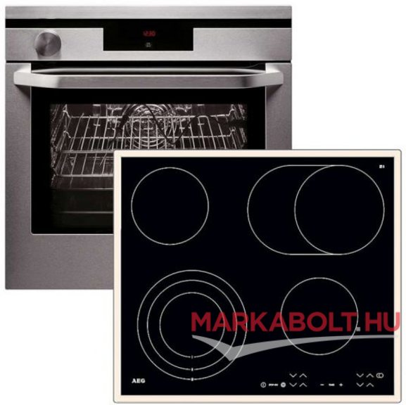 AEG 66301 K-mn sütő és főzőlap szett 